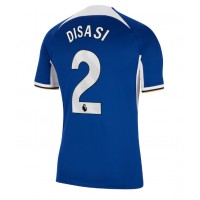 Chelsea Axel Disasi #2 Domáci futbalový dres 2023-24 Krátky Rukáv